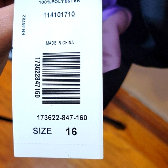 Womens Black Blazer with Purple Sash NWT - Picture 6 of 6